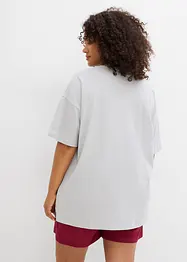 Oversized topp i 100% økologisk bomull, bonprix