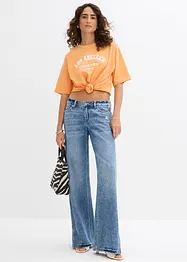 Oversized topp i 100% økologisk bomull, bonprix