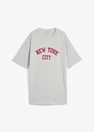 Oversized topp i 100% økologisk bomull, bonprix