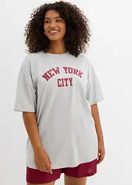 Oversized topp i 100% økologisk bomull, bonprix