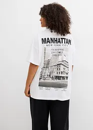 Oversized topp i 100% økologisk bomull, bonprix