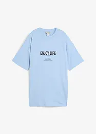 Oversized topp i 100% økologisk bomull, bonprix