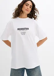 Oversized topp i 100% økologisk bomull, bonprix