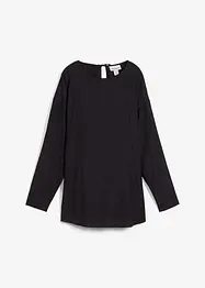 Oversized crinkle blusetunika i strukturert viskosemiks, bonprix