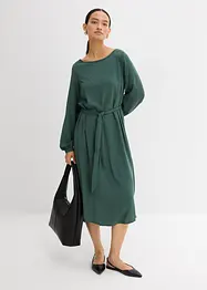 Midikjole i fin viskose, bonprix