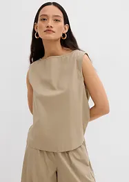 Blusetopp i 100% bomull, bonprix