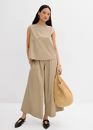 Blusetopp i 100% bomull, bonprix