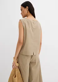 Blusetopp i 100% bomull, bonprix