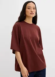 Oversized topp med vide ermer, av 100% bomull, bonprix