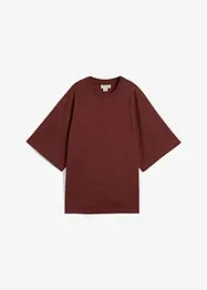 Oversized topp med vide ermer, av 100% bomull, bonprix
