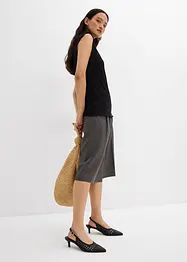 Crinkle topp i strukturmateriale, bonprix