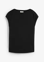 Ribbet topp i myk modalmiks, bonprix