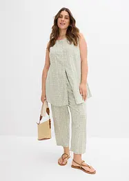 Lang bluse i myk viskose, bonprix