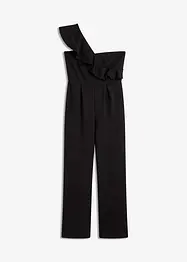One shoulder jumpsuit av lett viskose, bonprix