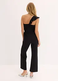 One shoulder jumpsuit av lett viskose, bonprix