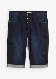 Cargo-bermudashorts i denim med stretch, Loose Fit, bonprix