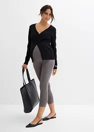Mammaleggings i capri-lengde (2-pack), bonprix