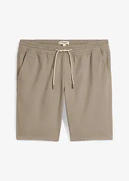 Pull on-bermudashorts i 100% bomull, Regular Fit, bonprix