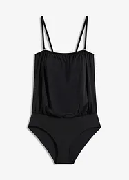 Bandeau-badedrakt med avtagbare skulderbånd, bonprix
