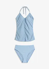 Halterneck-tankini med rynking (2-delt sett), bonprix