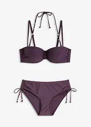 Balconette-bikini med avtagbare halterneck-stropper (2-delt sett), bonprix
