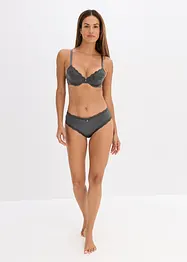 Padded-BH med glanseffekt, bonprix