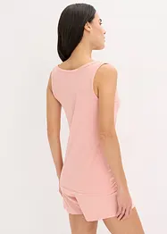 Shorty-pyjamas i mykt ribbet materiale, bonprix