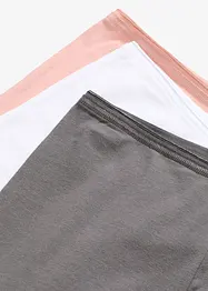 Lang dameboxer (3-pack) med økologisk bomull, bonprix