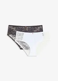 Panty med blonde (2-pack), bonprix