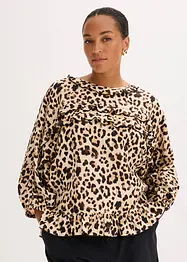 Bluse i fin viskosemiks, bonprix