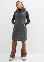 Lang, vattert vest, bonprix