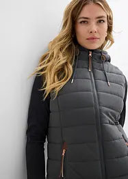 Lang, vattert vest, bonprix