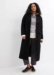 Kåpe i ull-look og maxi-lengde, bonprix