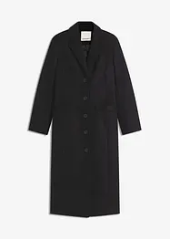 Lang kåpe i ull-stil, bonprix