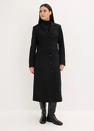 Lang kåpe i ull-stil, bonprix