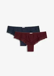 Brasiliansk truse med økologisk bomull (4-pack), bonprix