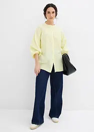 Oversized bluse i musselin, bonprix