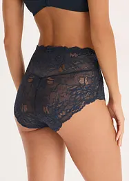 Truse i delikat blondemateriale med høy midje, bonprix