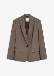 Oversized blazer med rutemønster, bonprix
