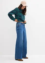 Loose Fit Straight-jeans Mid Waist, bonprix