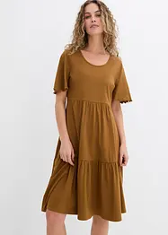 Jerseykjole i 100% bomull, bonprix