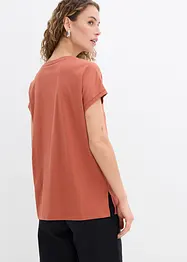Ledig topp med blonder, bonprix