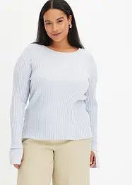 Ribbestrikket topp, bonprix