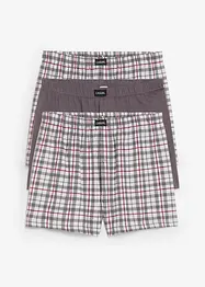 Ledig boxershorts (3-pack) rutete, bonprix