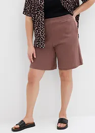 Slip on-shorts i finstrikk, bonprix