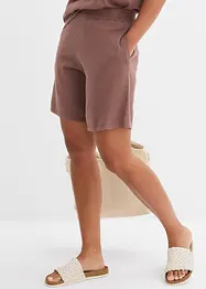 Slip on-shorts i finstrikk, bonprix