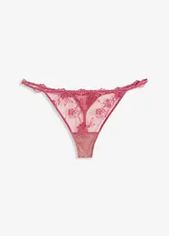 Tangatruse med string og blomsterblonder, bonprix