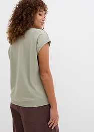 T-skjorte i 100% økologisk bomull (2-pack), bonprix