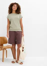 T-skjorte i 100% økologisk bomull (2-pack), bonprix