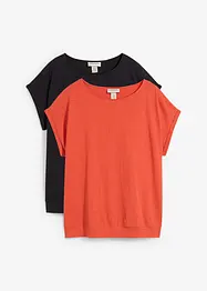 T-skjorte (2-pack), bonprix